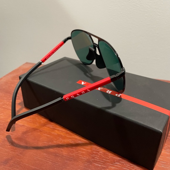 Prada Linea Rossa Aviator Sunglasses - Picture 4 of 7